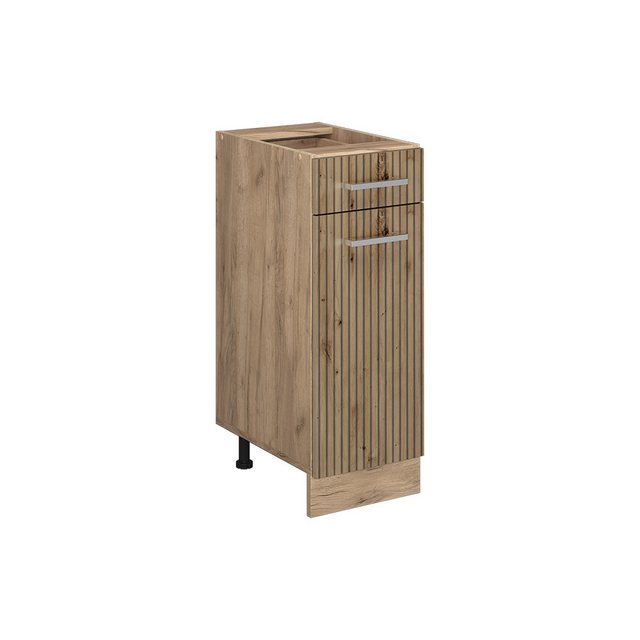 Vicco Unterschrank R-Line, Artisan-Eiche/Goldkraft Eiche, 30 cm, AP Eiche günstig online kaufen