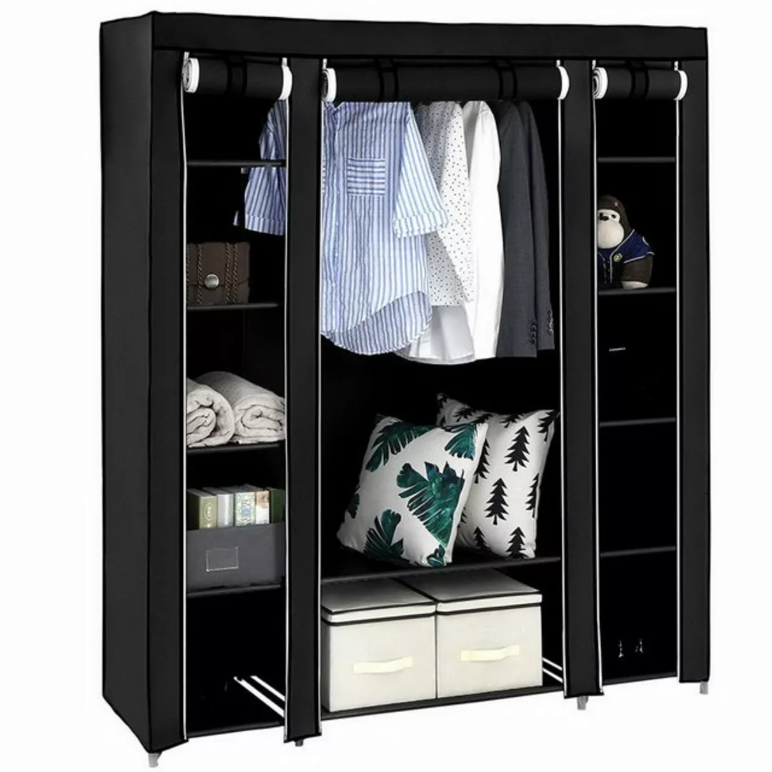 FCH Kleiderschrank mit Kleiderstange und Ablagen, 150 x 45 x 175 cm günstig online kaufen