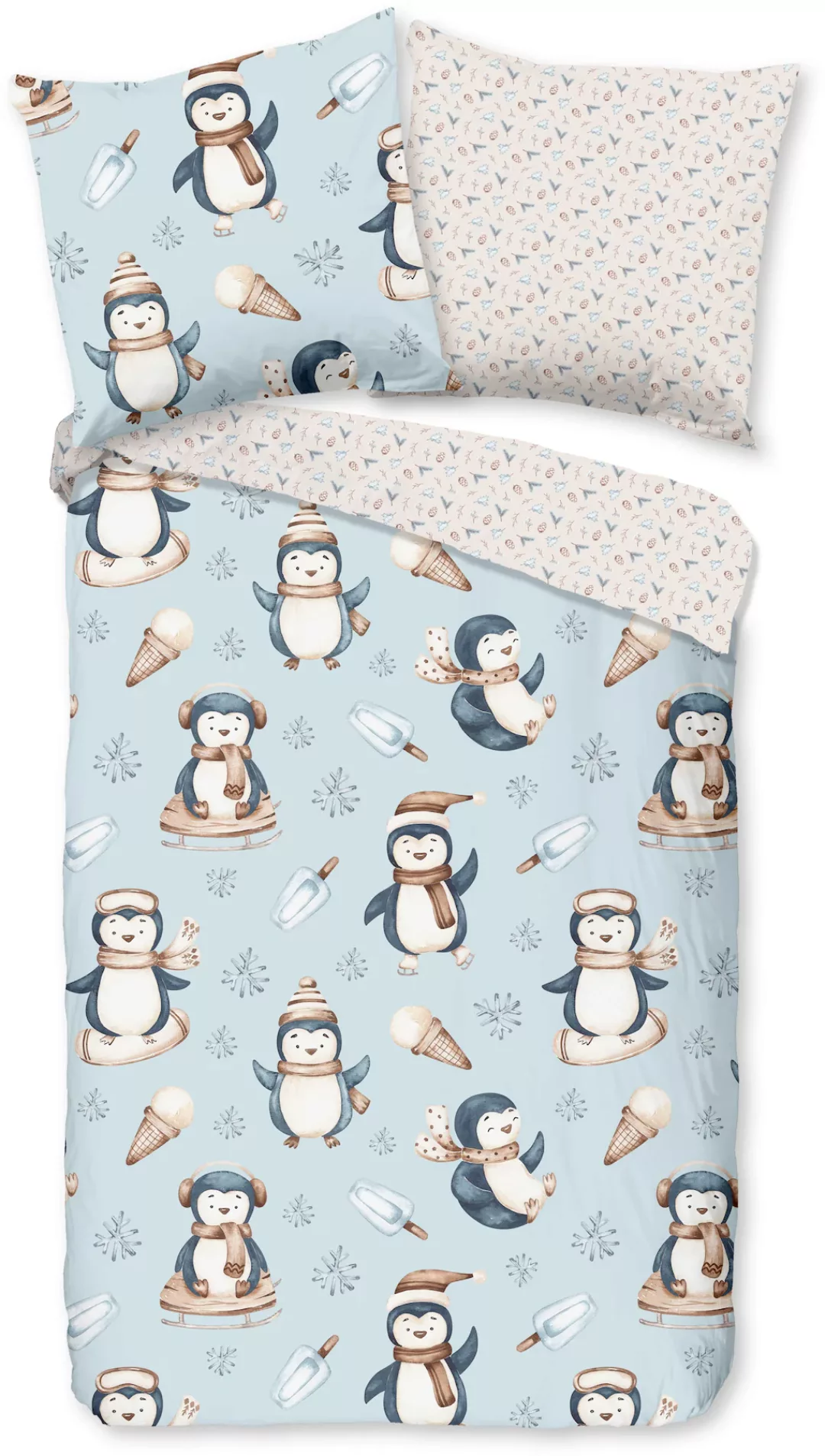 good morning Kinderbettwäsche »Jani«, Biber, 135x200, Warm, Weich, Wende, R günstig online kaufen