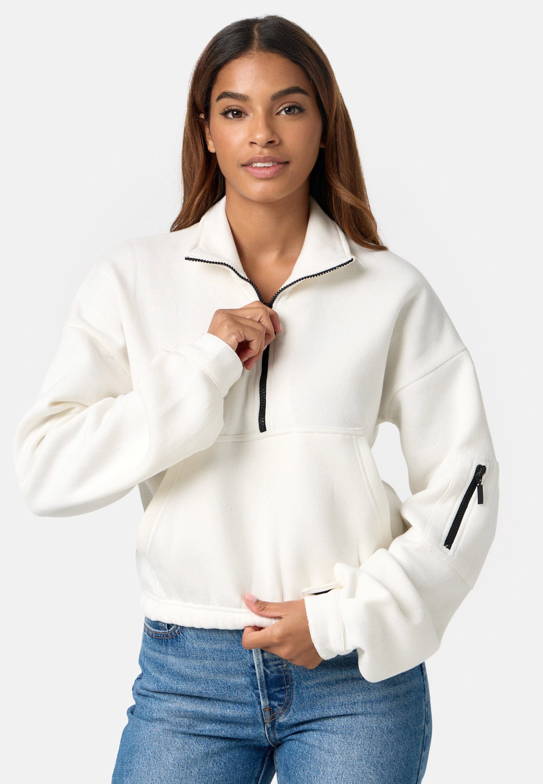 Worldclassca Sweatshirt Worldclassca Oversized Basic Sweatshirt günstig online kaufen