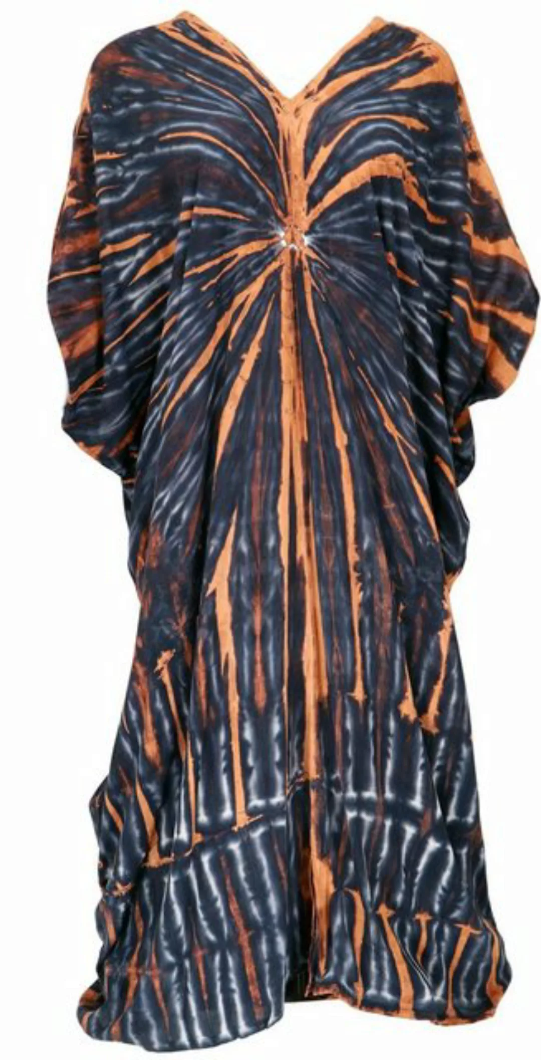 Guru-Shop Midikleid Batikkleid, Batik Kaftan, oversize Strandkleid.. altern günstig online kaufen