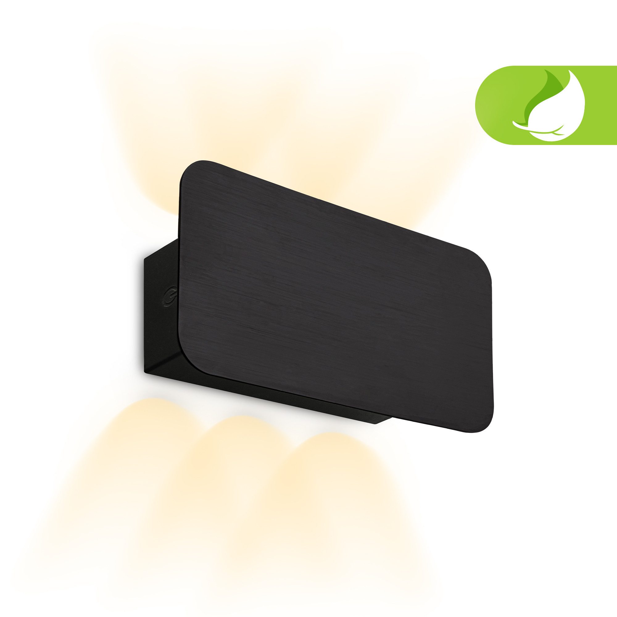 LED-Akku-Wandleuchte Meluna, schwarz, Touchdimmer, USB günstig online kaufen