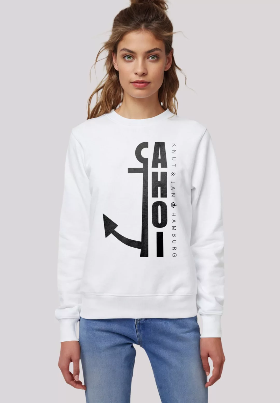 F4NT4STIC Sweatshirt "Ahoi Anker Crop Knut & Jan Hamburg", Premium Qualität günstig online kaufen