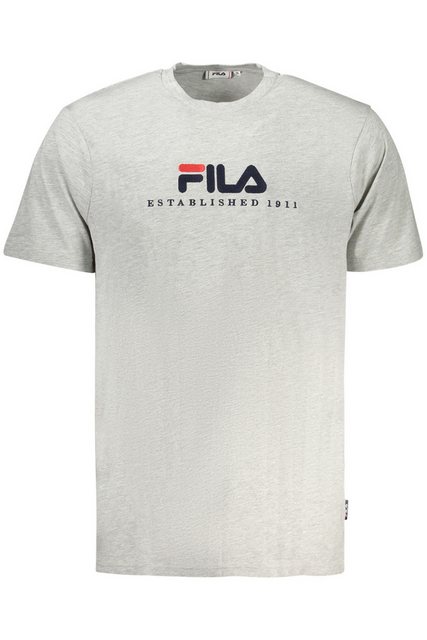 Fila T-Shirt Graues Herren T-Shirt mit Rundhalsausschnitt & günstig online kaufen