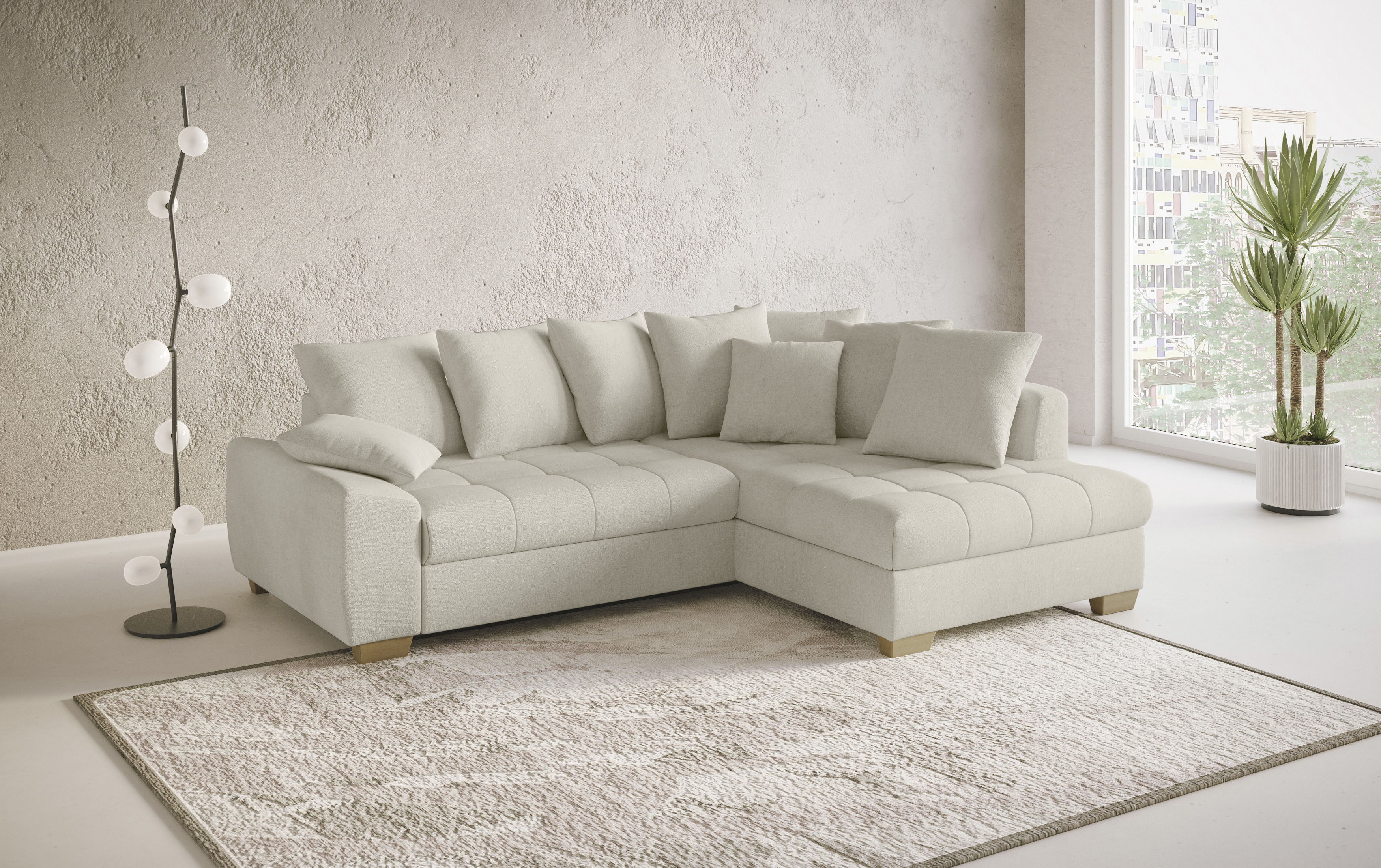 Mr. Couch Ecksofa "Nikita II, L-Form, bis 140kg pro Sitzplatz belastbar", m günstig online kaufen