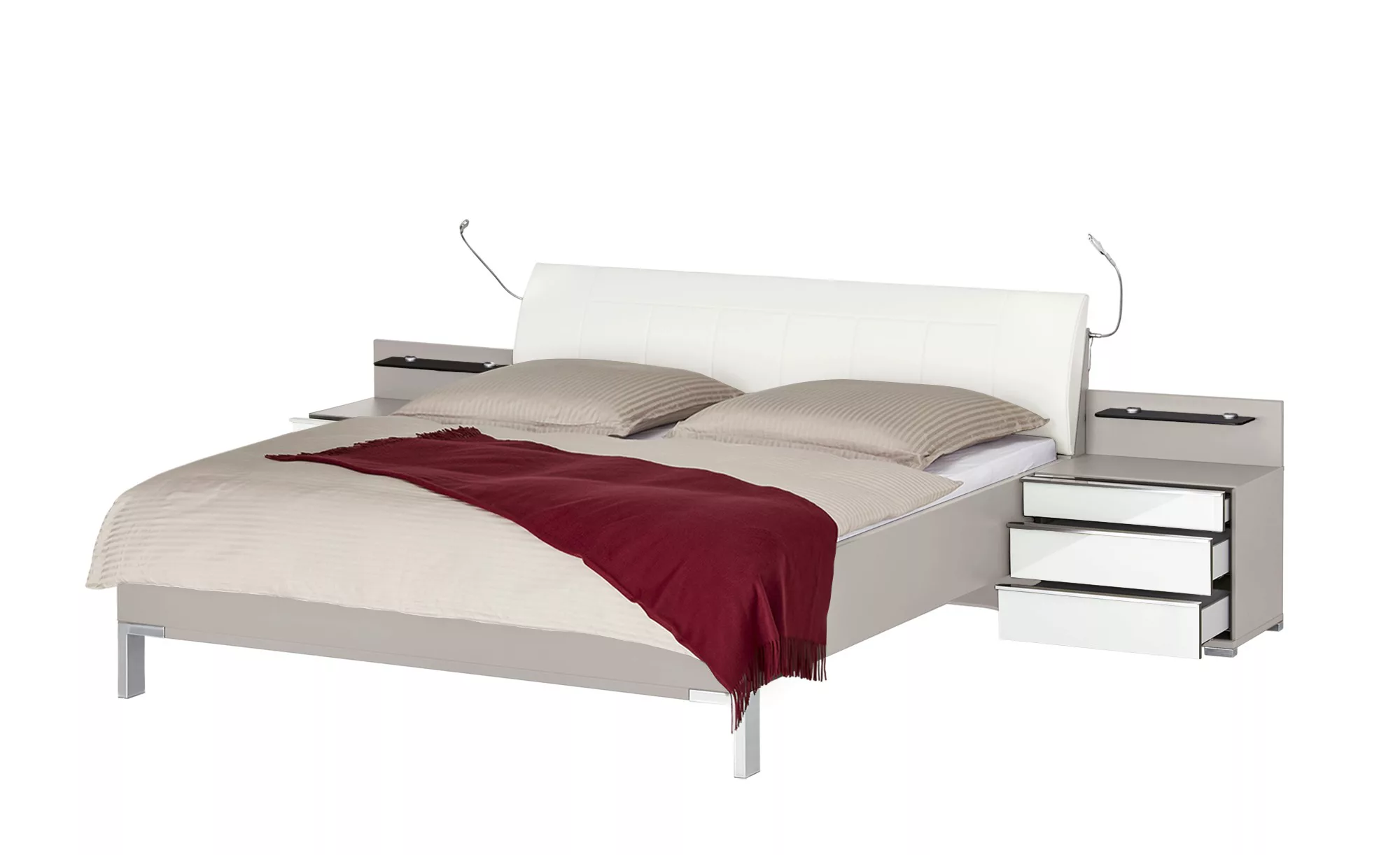 Bettanlage  Beda ¦ beige ¦ Maße (cm): B: 309 H: 97 Betten > Komfortbetten - günstig online kaufen