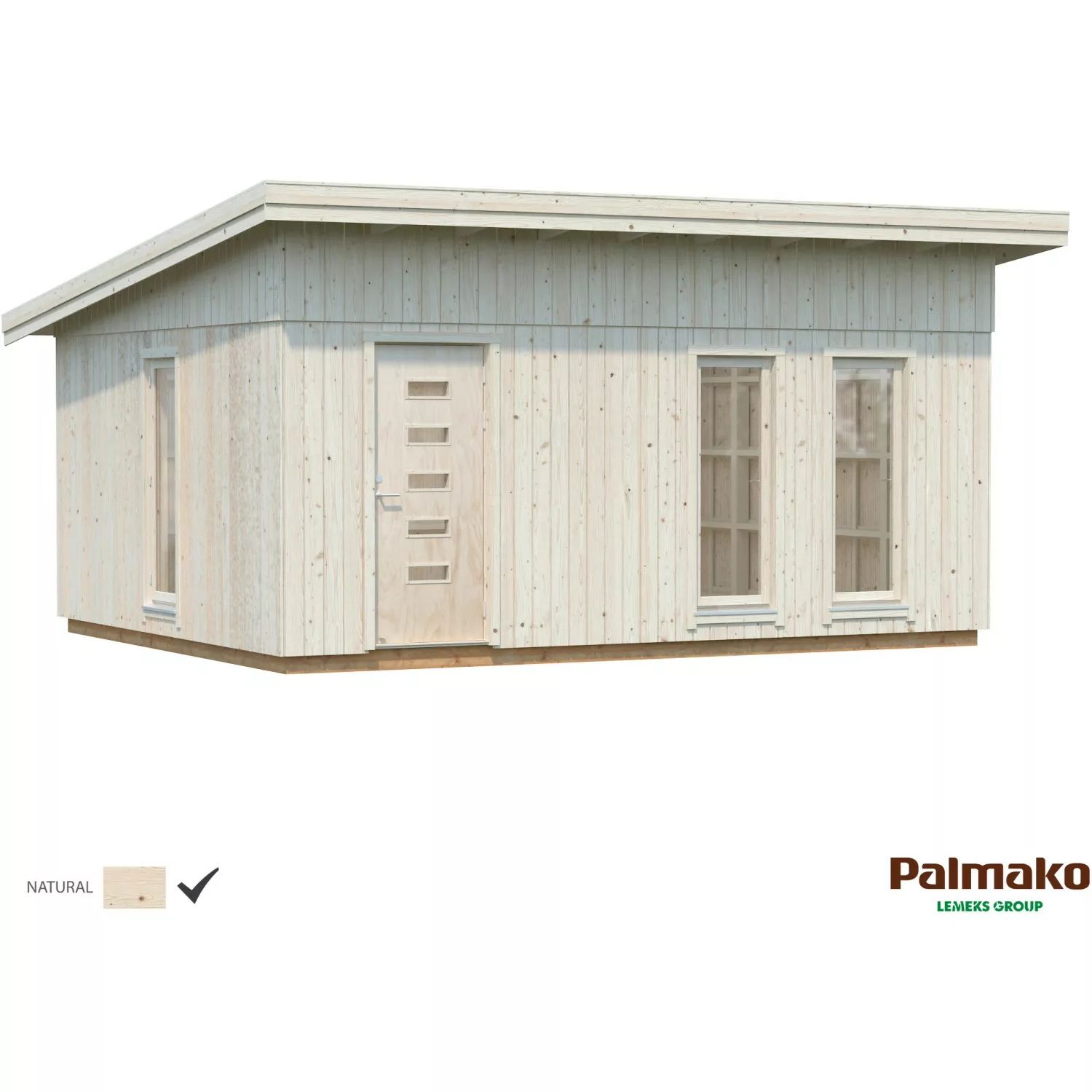 Palmako Holz-Gartenhaus Annika BxT: 448 cm x 548 cm günstig online kaufen