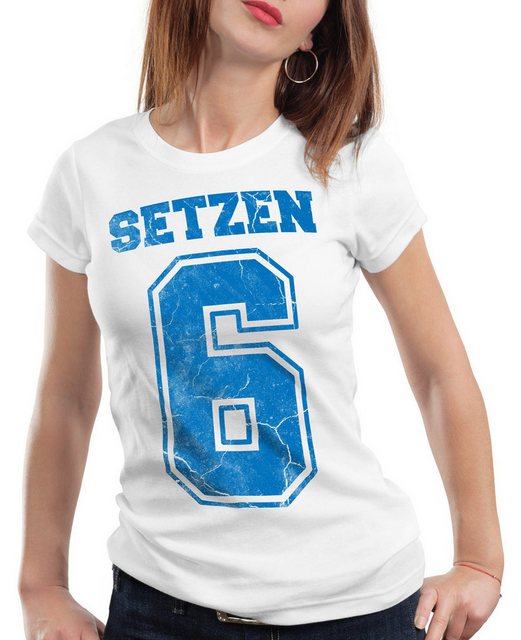 style3 T-Shirt Setzen Sechs schule zeugnis abschluss günstig online kaufen