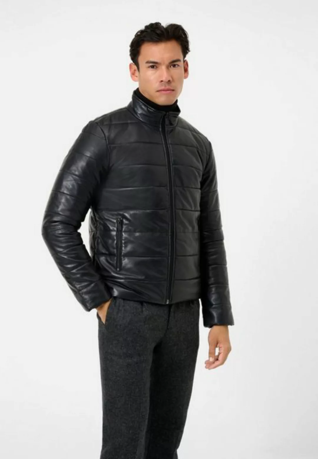 RICANO Lederjacke Jean Hochwertiges Lamm-Nappa-Leder günstig online kaufen