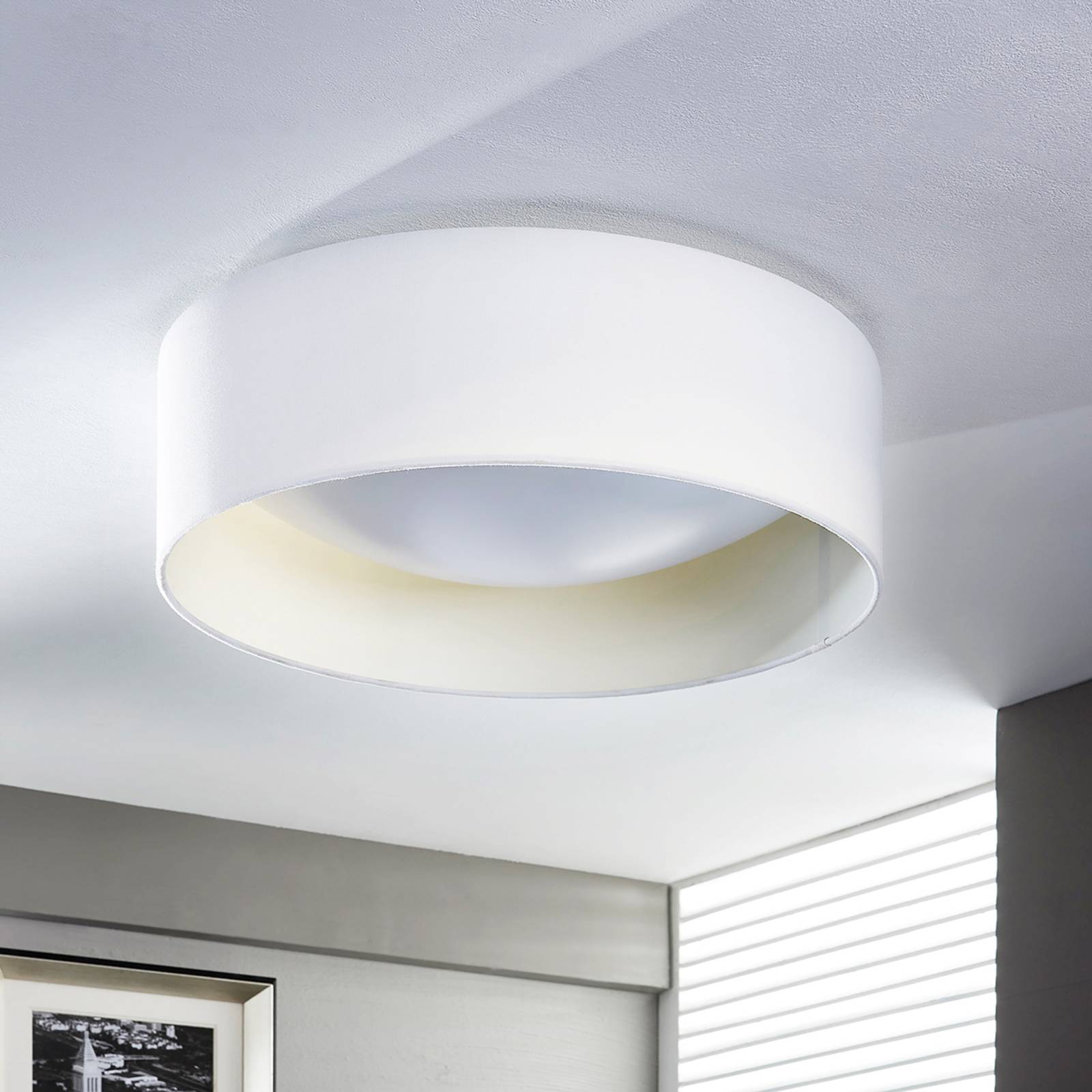 LED-Deckenleuchte Franka, weiß, 41,5 cm günstig online kaufen