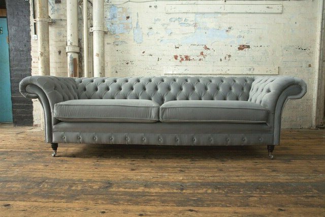 Xlmoebel Sofa Chesterfield Viersitzer Polstercouch im modernen Stil aus Led günstig online kaufen