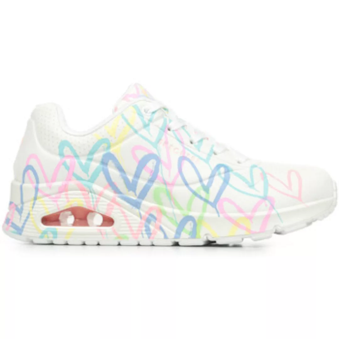 Skechers  Sneaker Uno Schuhe Graffiti Heart Design 155507 155507/WPTQ günstig online kaufen