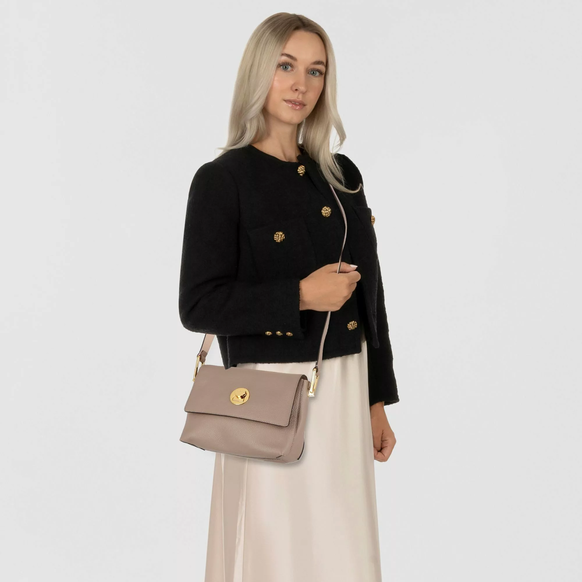 COCCINELLE Umhängetasche Liya, Leder günstig online kaufen
