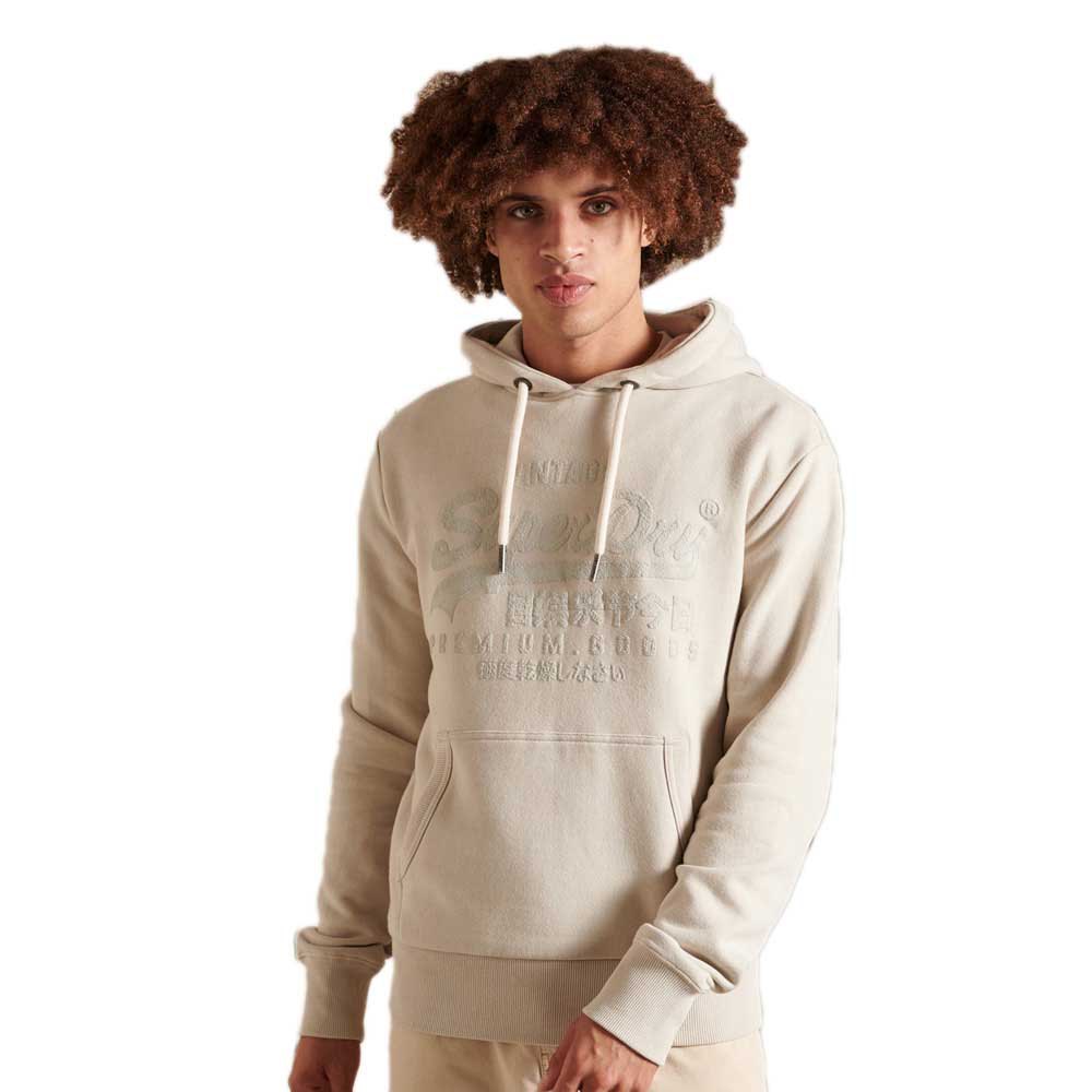 Superdry Vintage Logo Tonal Kapuzenpullover M Light Stone günstig online kaufen