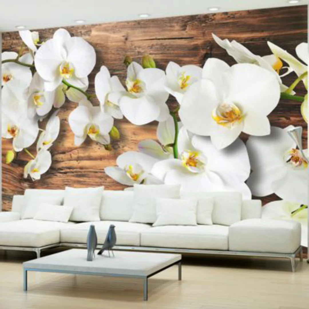 artgeist Fototapete Forest Orchid mehrfarbig Gr. 300 x 210 günstig online kaufen