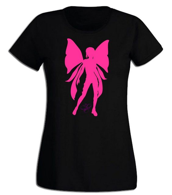 G-graphics T-Shirt Damen T-Shirt - Elfe Pink-Purple-Collection, Slim-fit-Sh günstig online kaufen