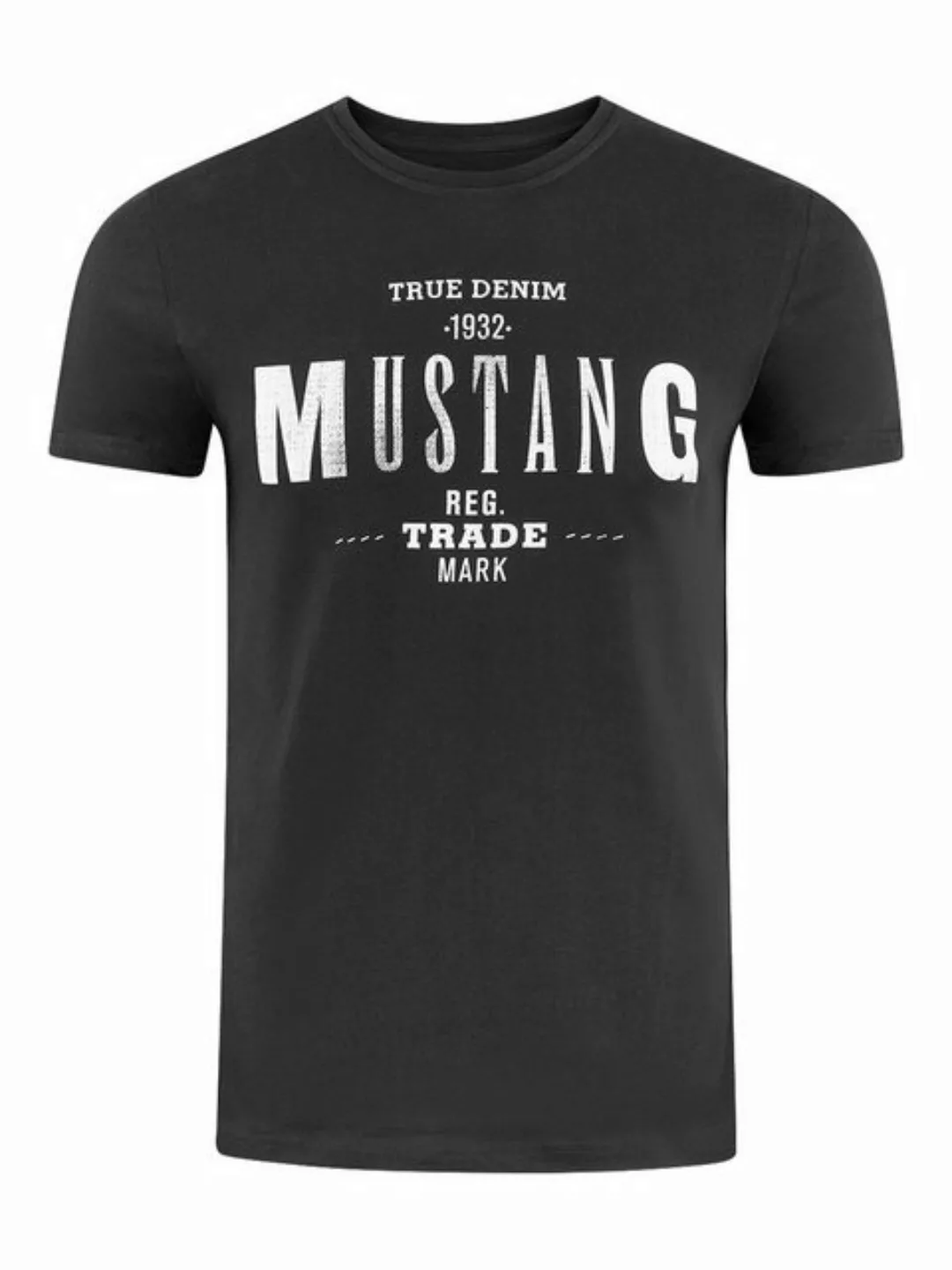 MUSTANG Tshirt Herren Baumwolle Regular Fit 4er Pack günstig online kaufen