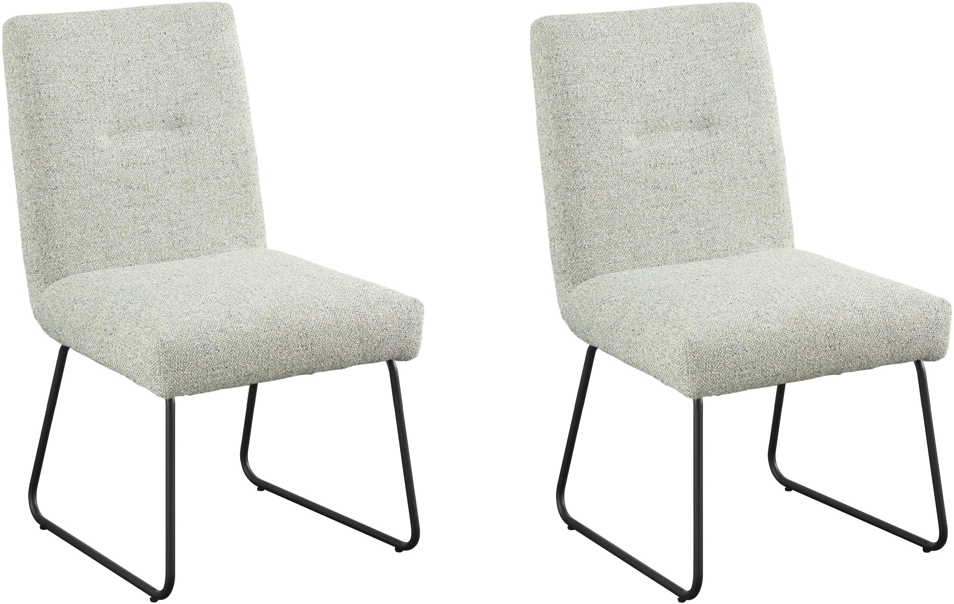 set one by Musterring Esszimmerstuhl »Tracy«, Webstoff, 2er-Set, Schlitteng günstig online kaufen