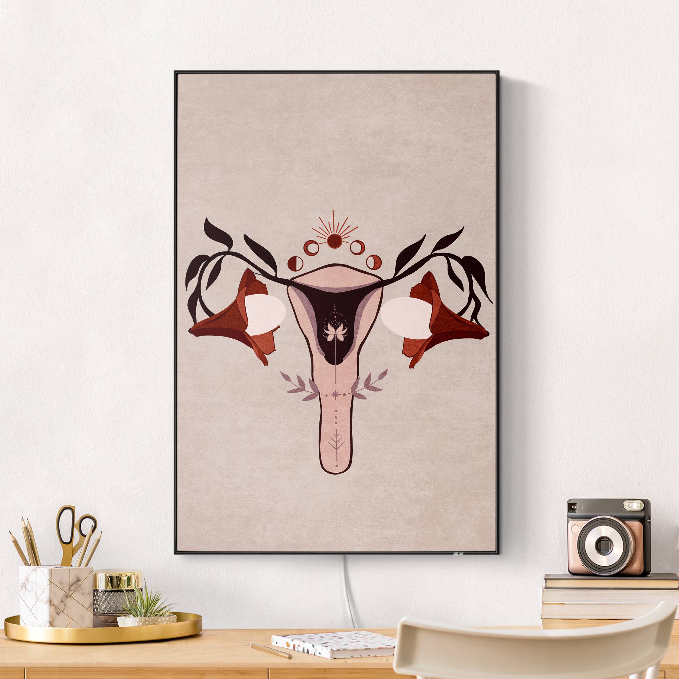 LED-Wechselbild Boho Uterus günstig online kaufen