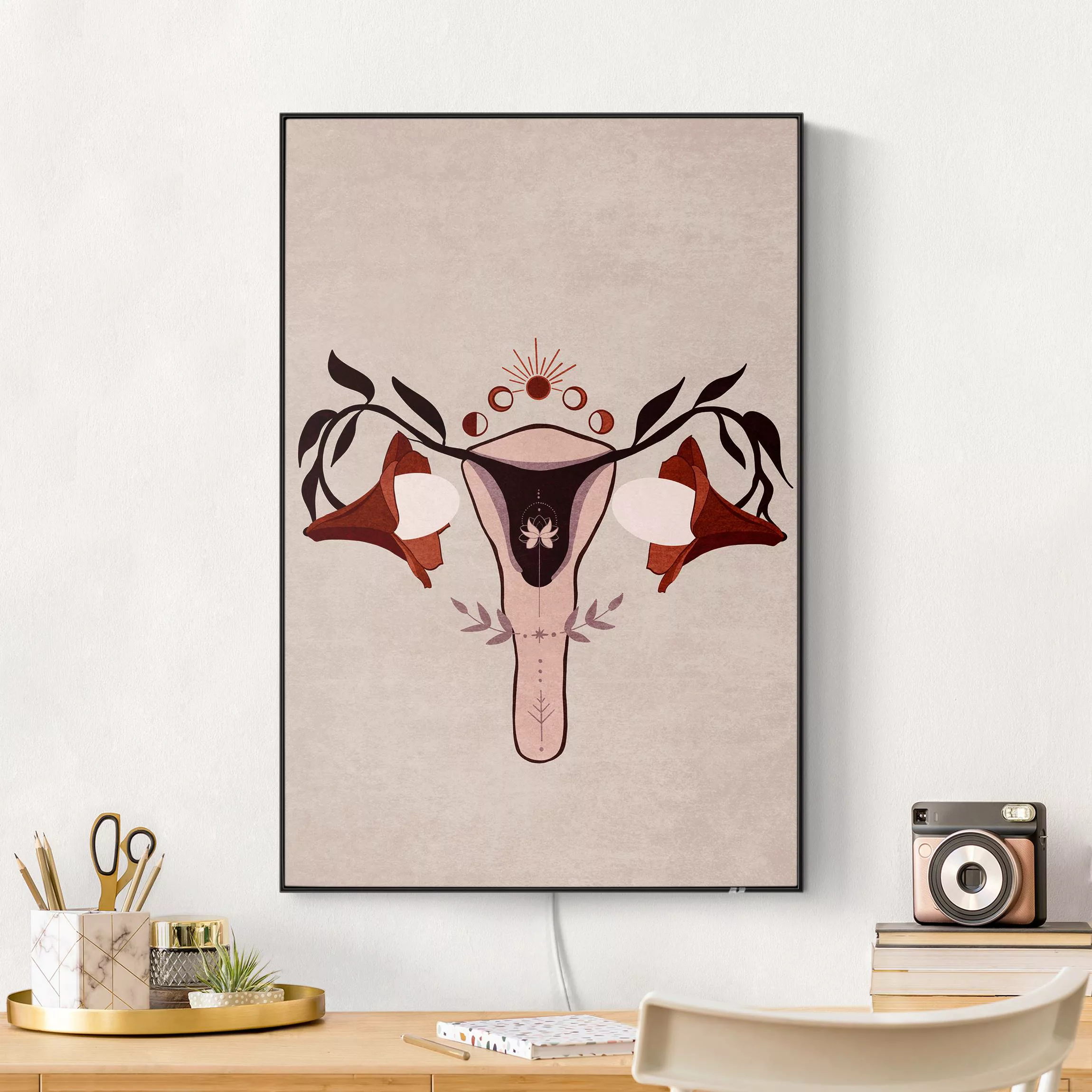 LED-Wechselbild Boho Uterus günstig online kaufen