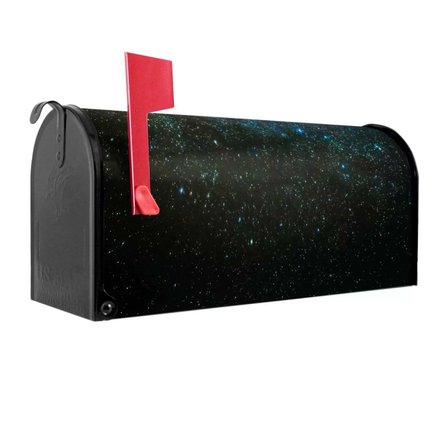 Banjado Amerikanischer Briefkasten Schwarz 48x22x16cm US Mailbox Letterbox günstig online kaufen