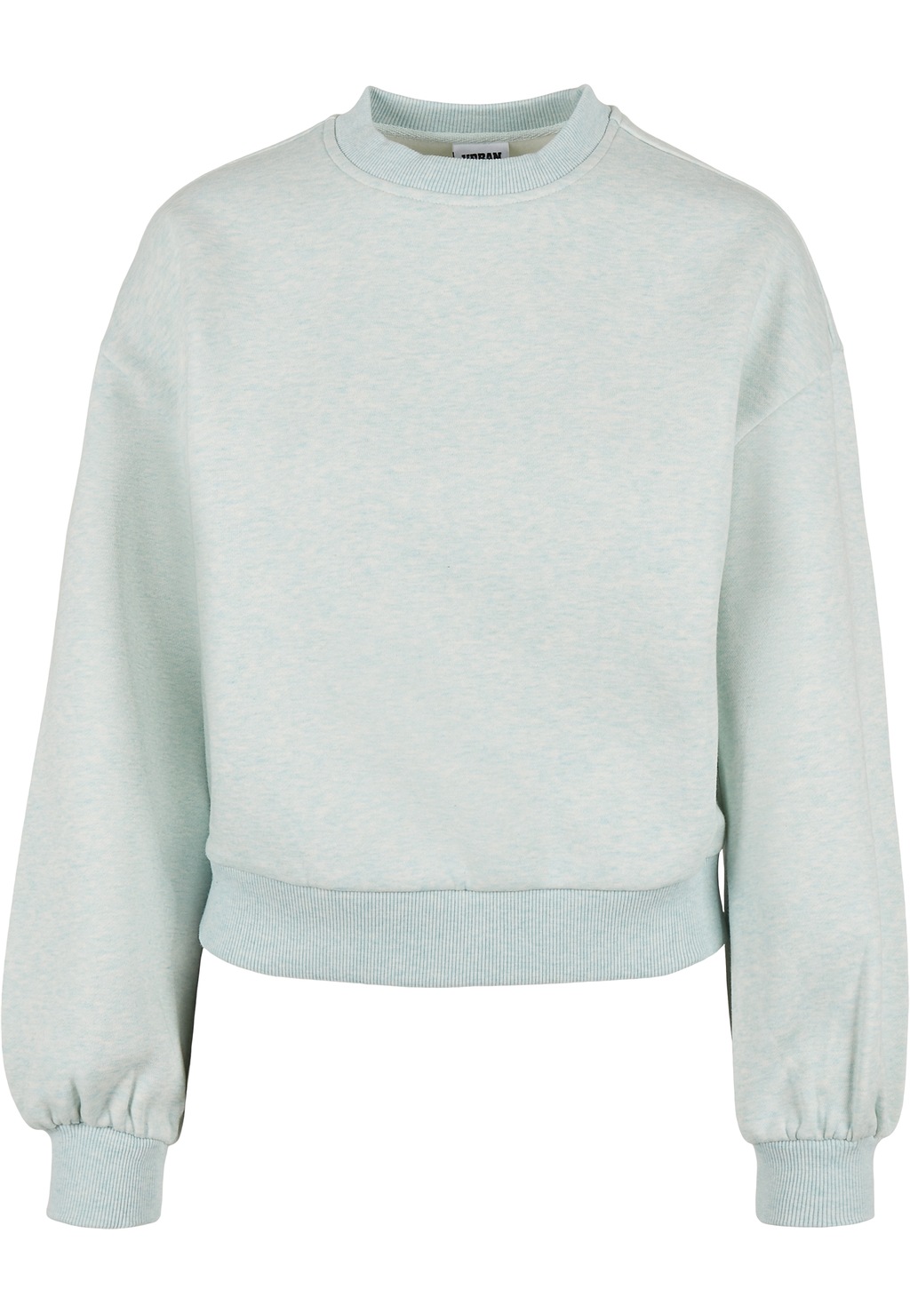 URBAN CLASSICS Sweater "Damen Ladies Oversized Color Melange Crewneck", (1 günstig online kaufen