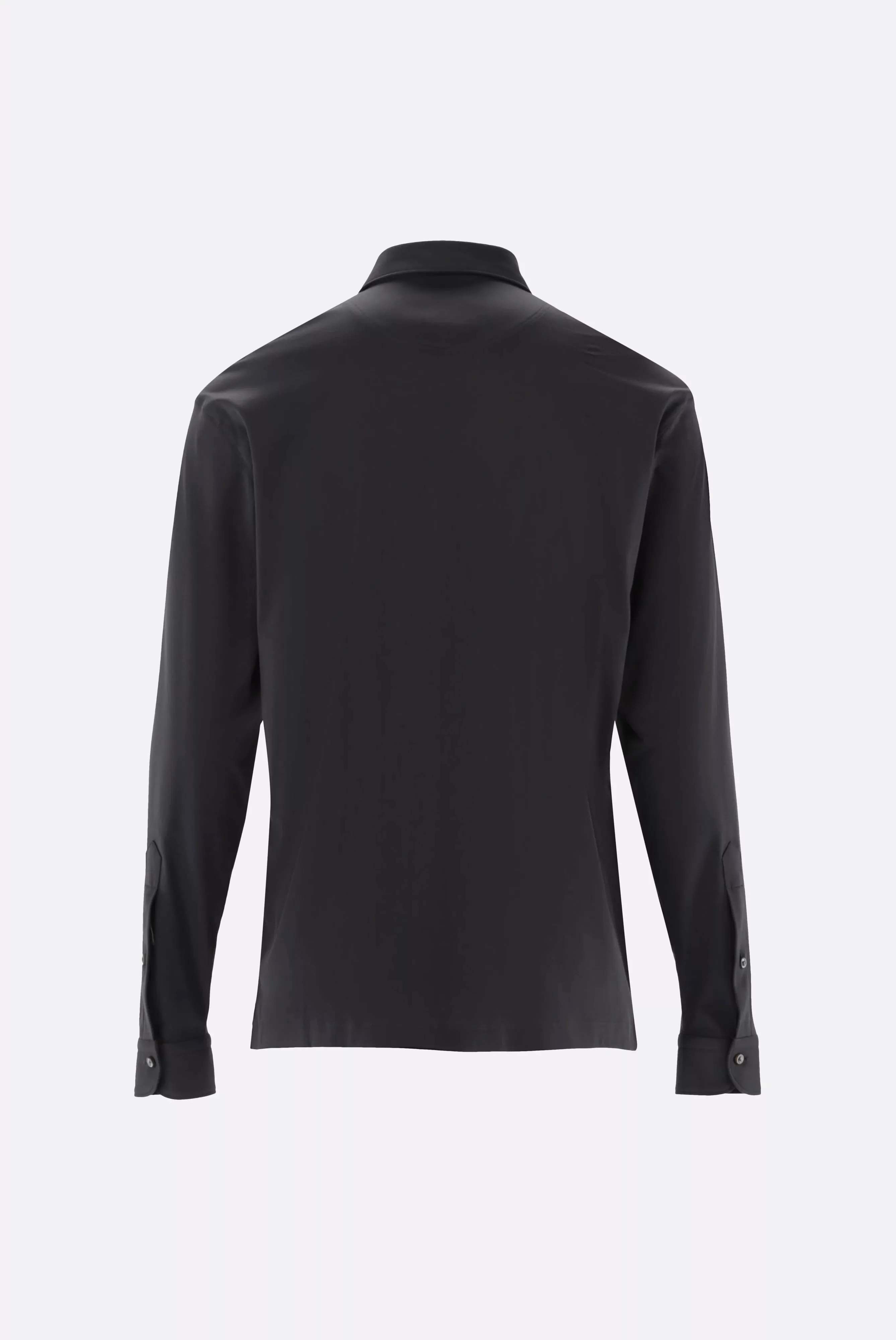 Langarm Jersey Poloshirt günstig online kaufen