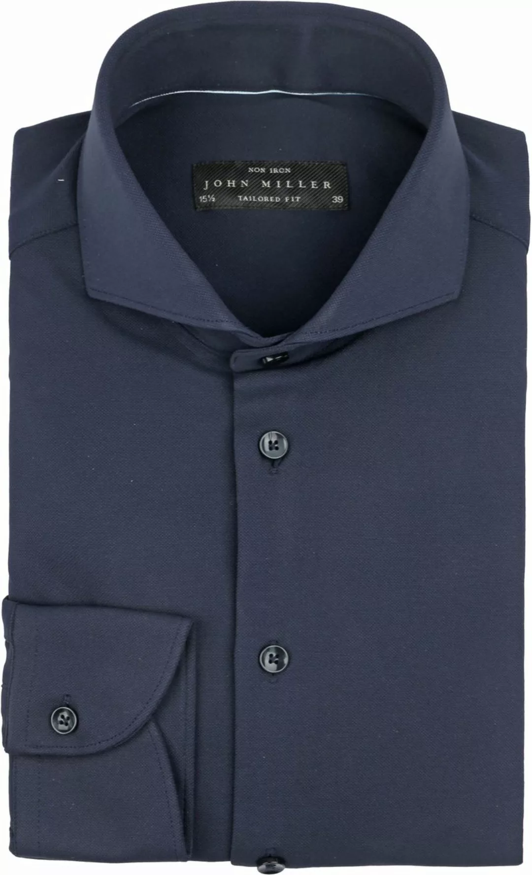 John Miller Hemd Hyperstretch Navy - Größe 41 günstig online kaufen