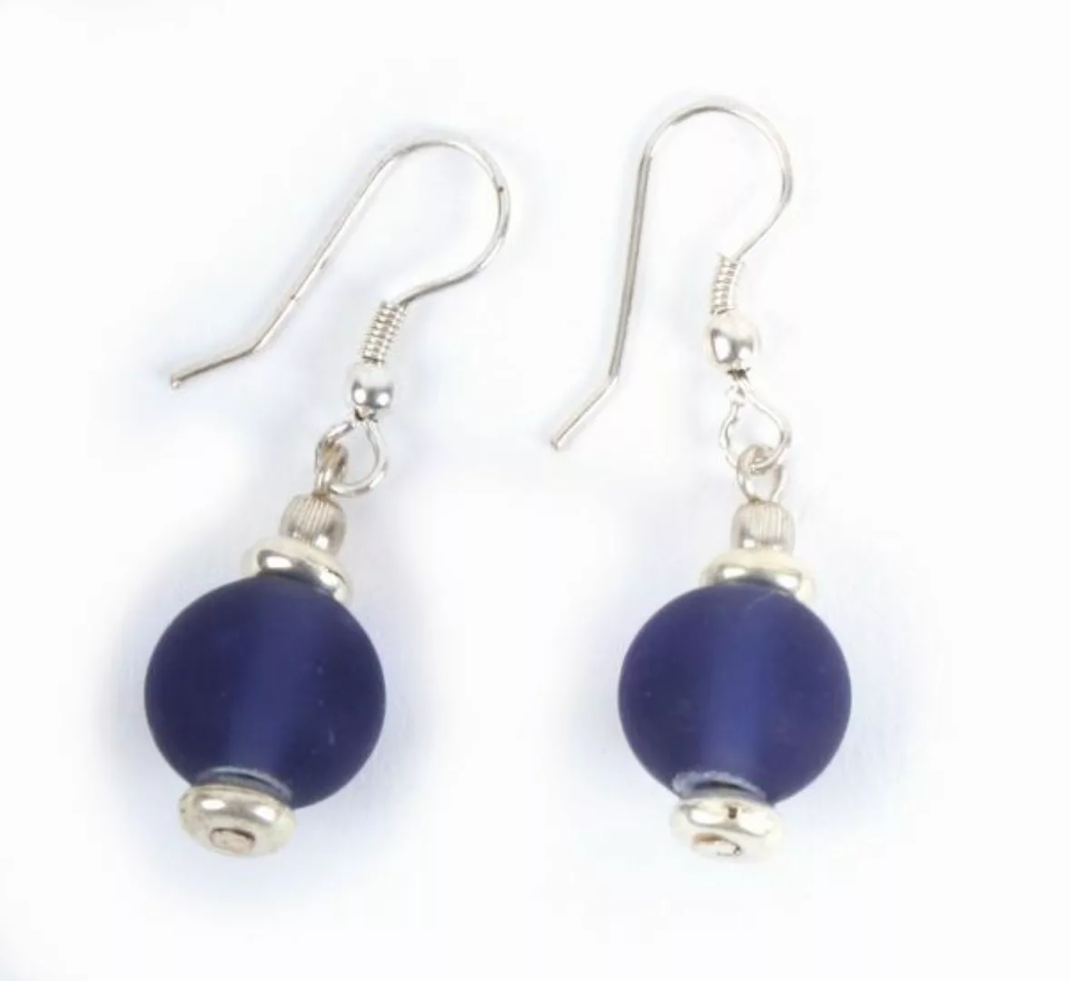 Ohrringe Mit Blauen Glasperlen Von El Puente günstig online kaufen