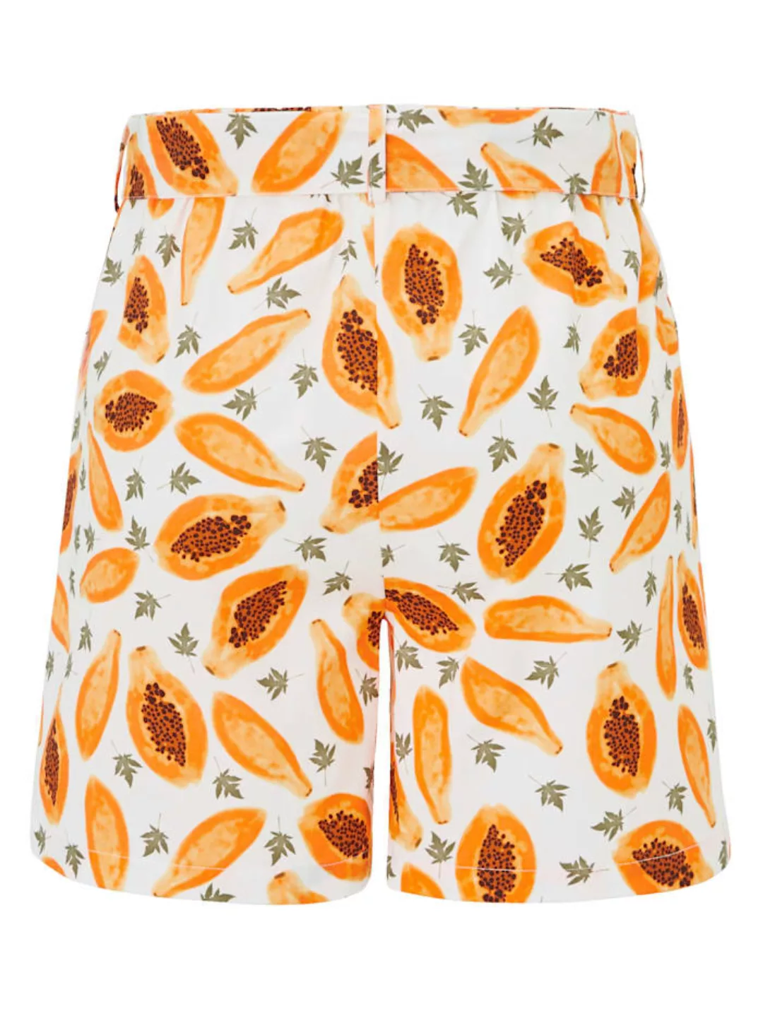 Shorts mit Papaya-Print SIENNA Multicolor günstig online kaufen
