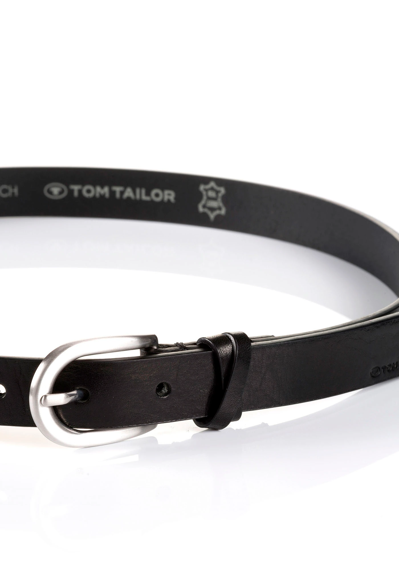 TOM TAILOR Ledergürtel "TTNELLY", 2 cm breiter Damengürtel, modisch vielsei günstig online kaufen