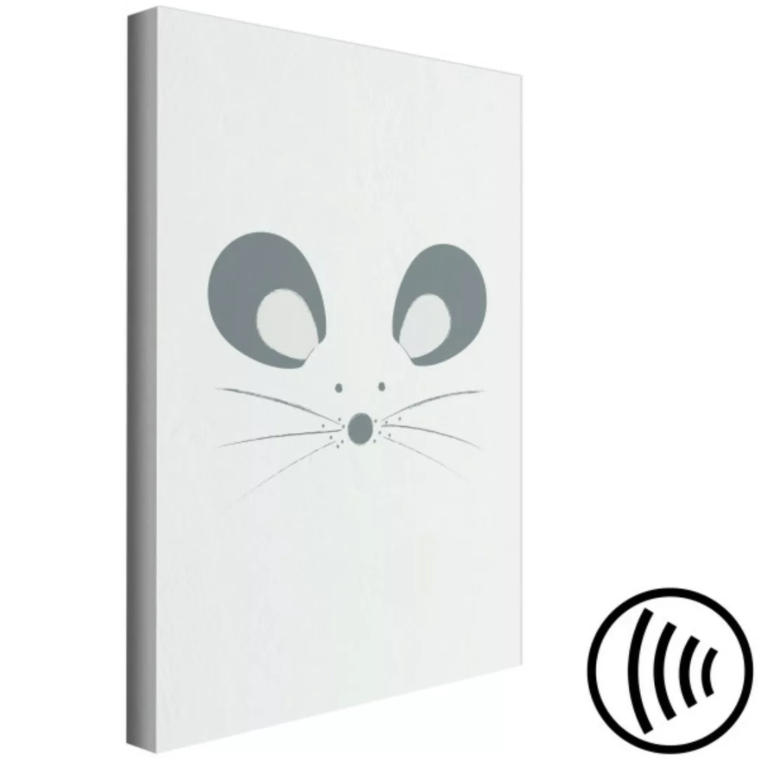 Leinwandbild Curious Mouse (1 Part) Vertical XXL günstig online kaufen