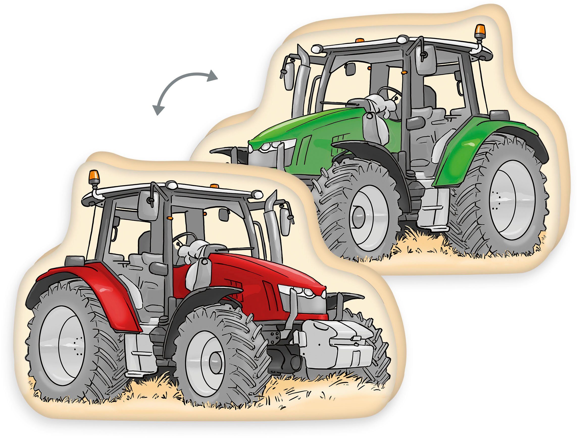 Herding Kissen  Traktor ¦ mehrfarbig ¦ Maße (cm): B: 36 H: 5 Dekokissen & D günstig online kaufen