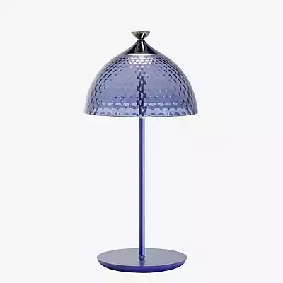 Kartell Pumo Lamp Tischleuchte LED, hellblau/blau günstig online kaufen