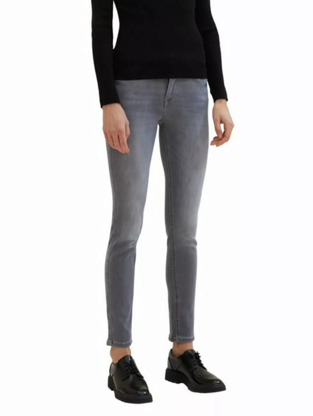 Tom Tailor Damen Hose TAPERED RELAXED - Relaxed Fit - Gestreift günstig online kaufen