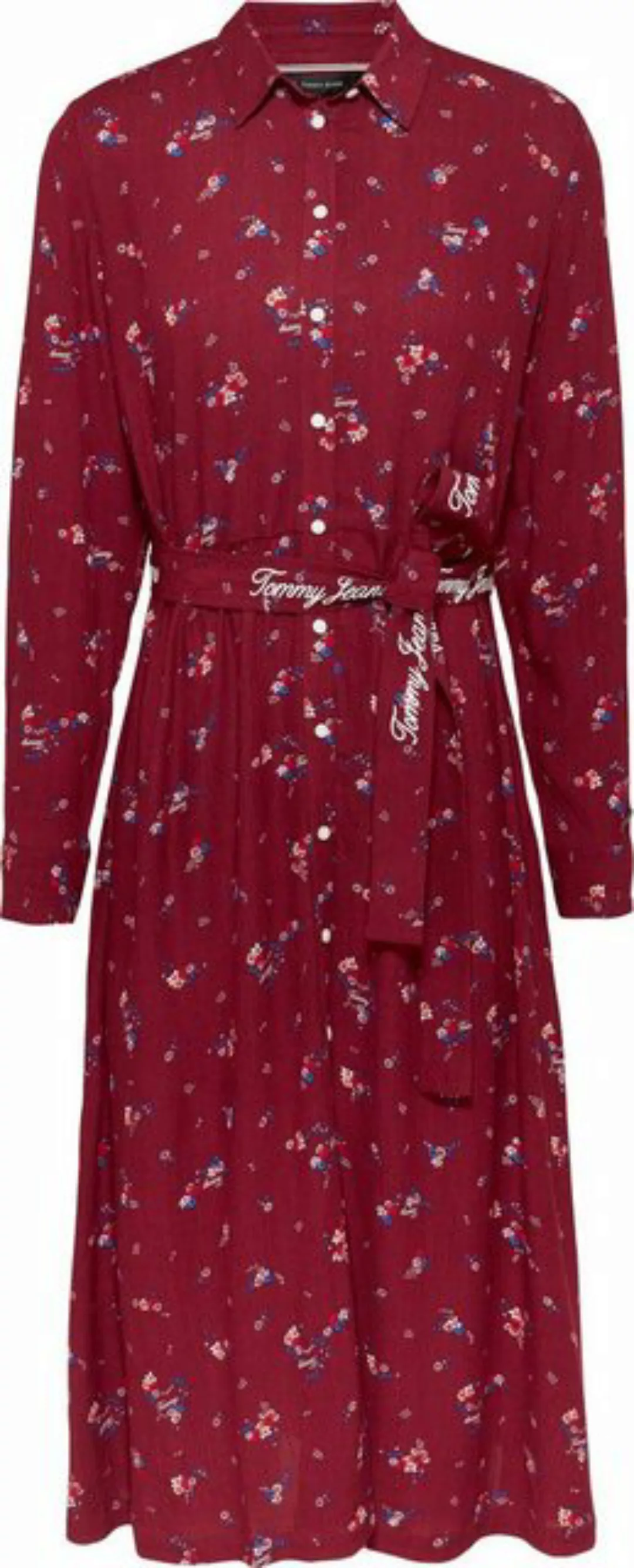 Tommy Jeans Curve Hemdblusenkleid TJW FLORAL BELT SHIRT DRESS EXT Große Grö günstig online kaufen