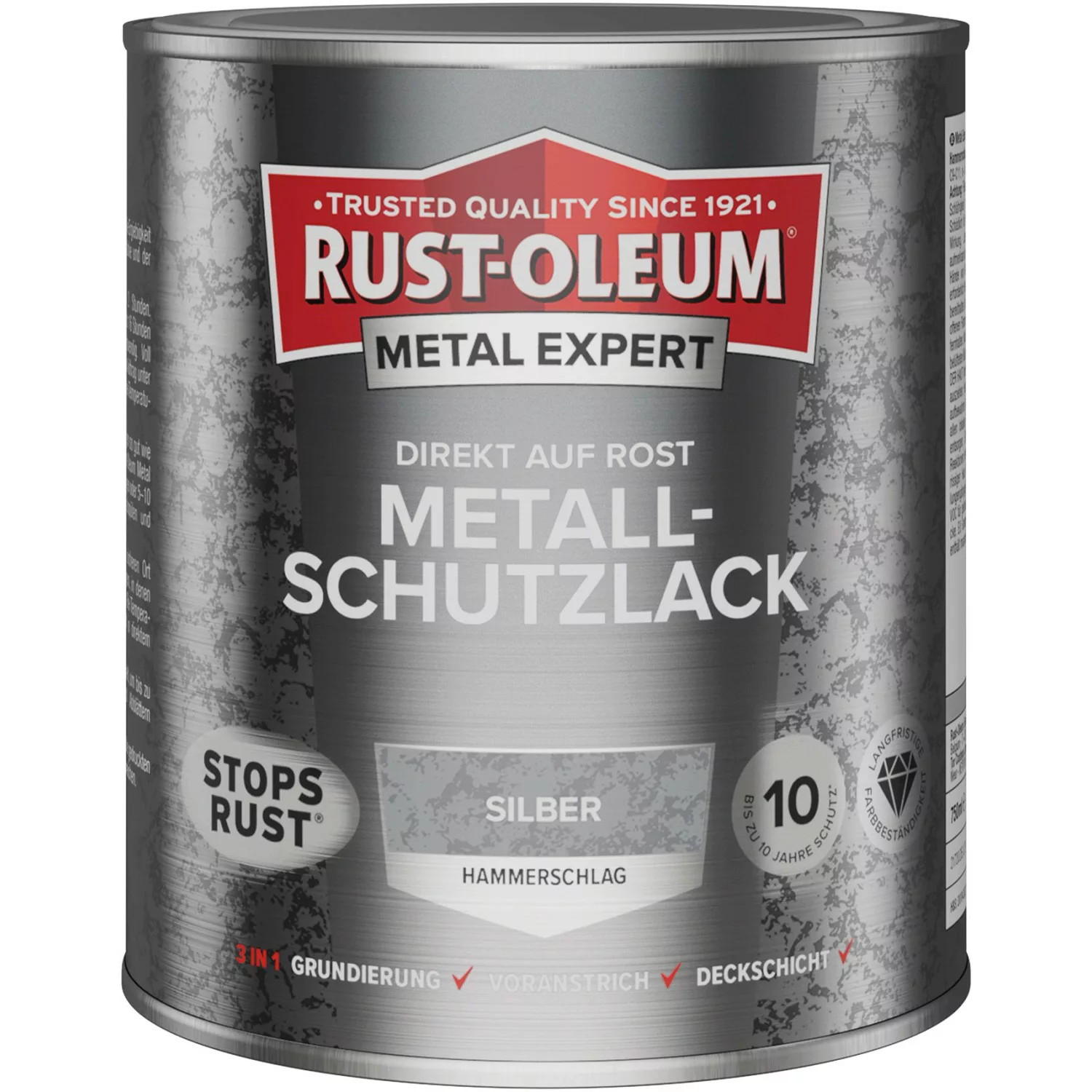 Rust-Oleum Metal Expert Hammerschlag Silber 750 ml günstig online kaufen