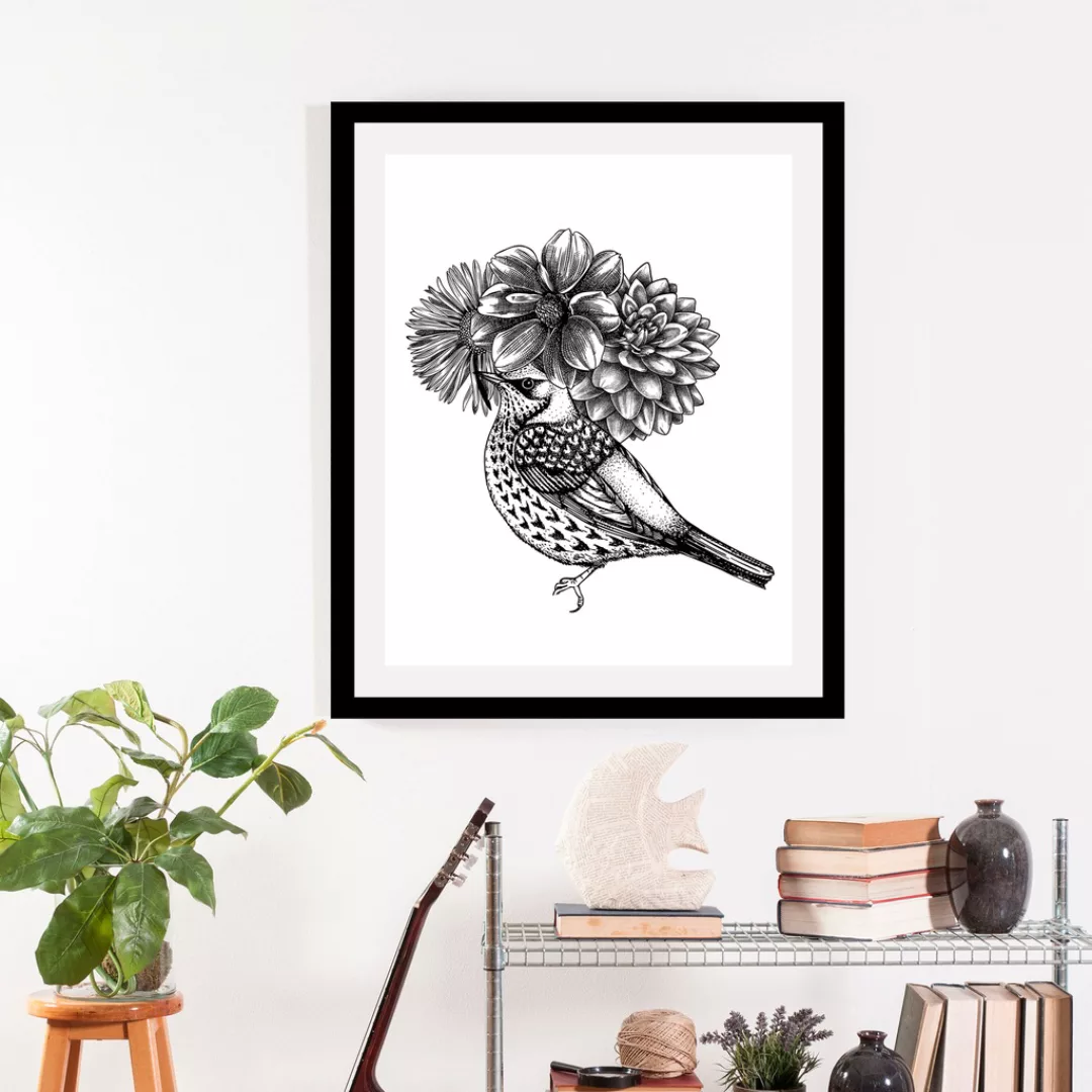 queence Bild »Floria«, Abstrakt, (1 St.), gerahmt günstig online kaufen