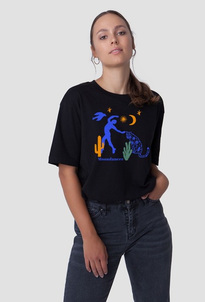 Fürs Ganze Jahr - Oversize Shirt Im Vintageprint - Moondancer günstig online kaufen