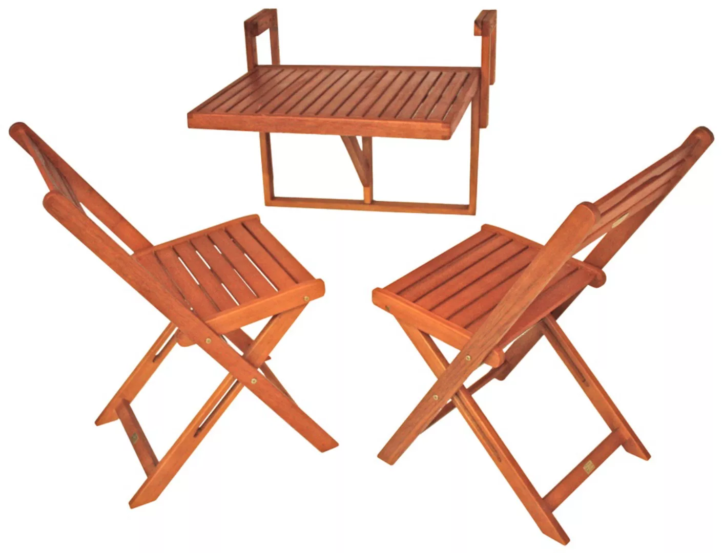 Garden Pleasure Balkonhängetisch "BERKELEY", (Set, 3 St.) günstig online kaufen