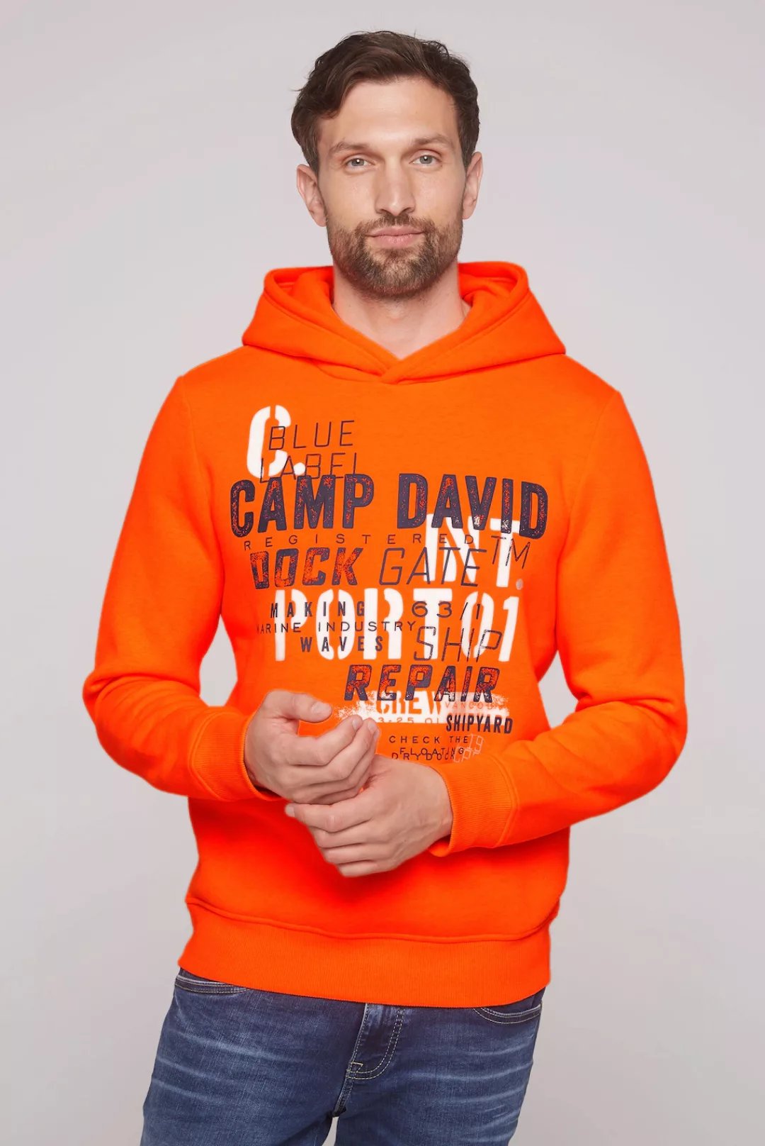 CAMP DAVID Kapuzensweatshirt, mit weicher Innenseite günstig online kaufen