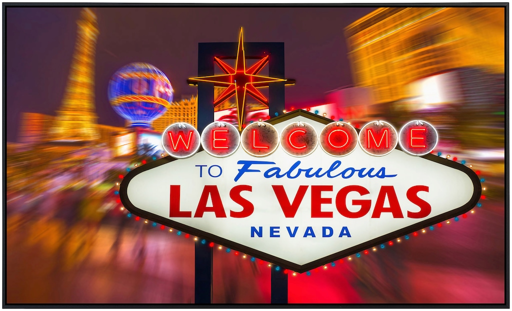 Papermoon Infrarotheizung »Fabelhaftes Las Vegas«, sehr angenehme Strahlung günstig online kaufen