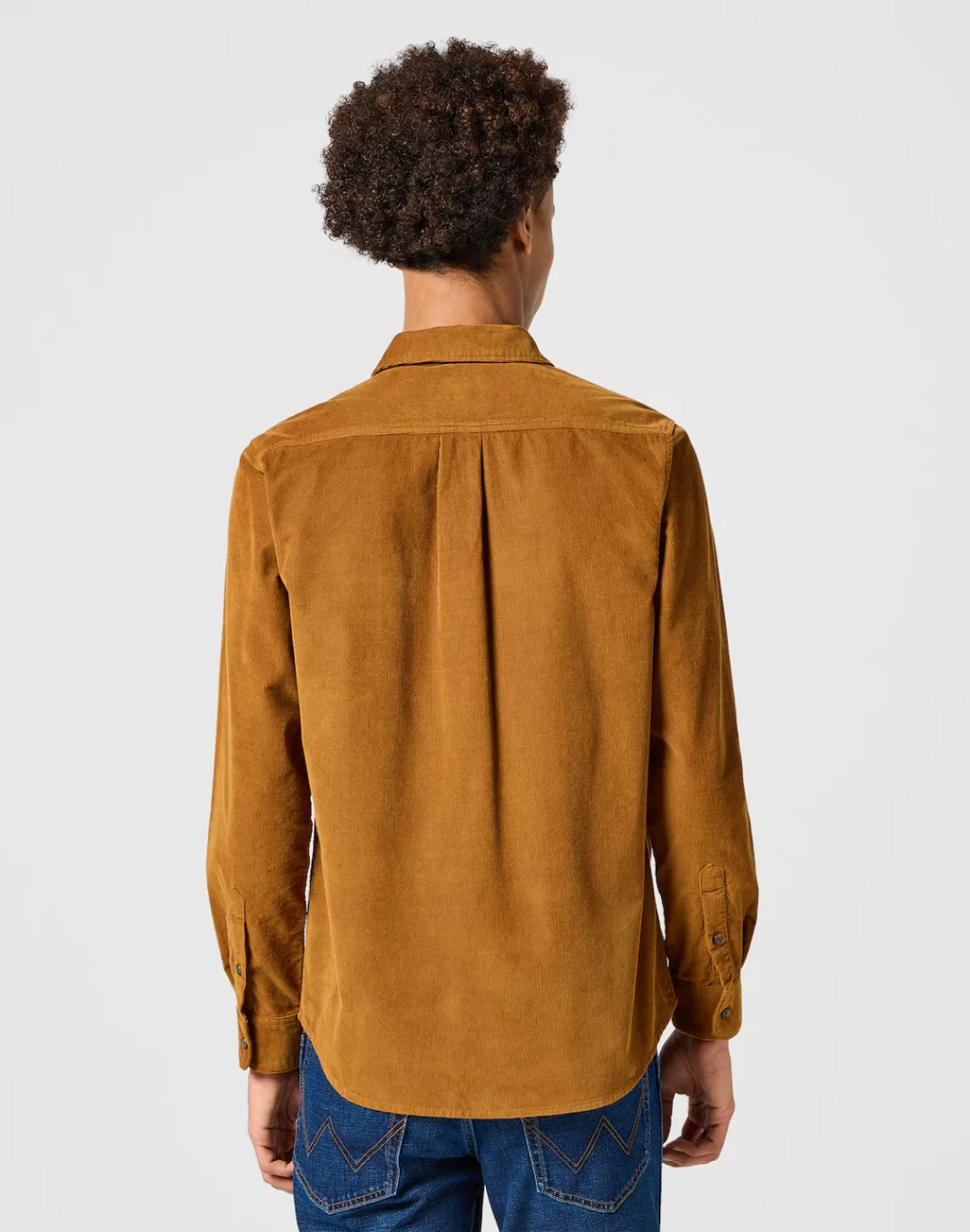 Wrangler Langarmhemd "1 PKT CORDUROY SHIRT", mit Logodruck günstig online kaufen