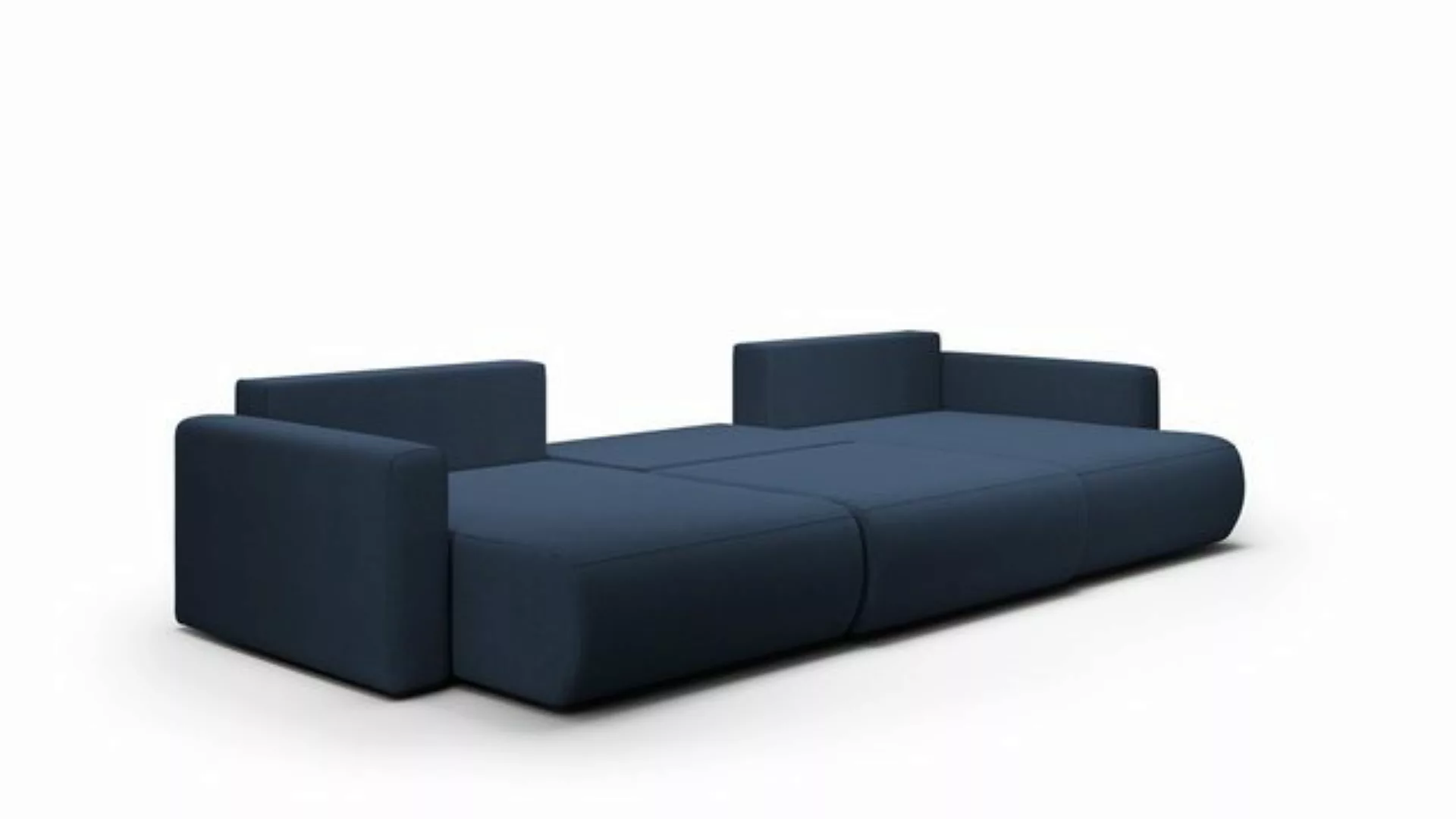 Fun Möbel Wohnlandschaft Sofa mit Schlaffunktion CHAIRA Stoff Curio, in U-F günstig online kaufen