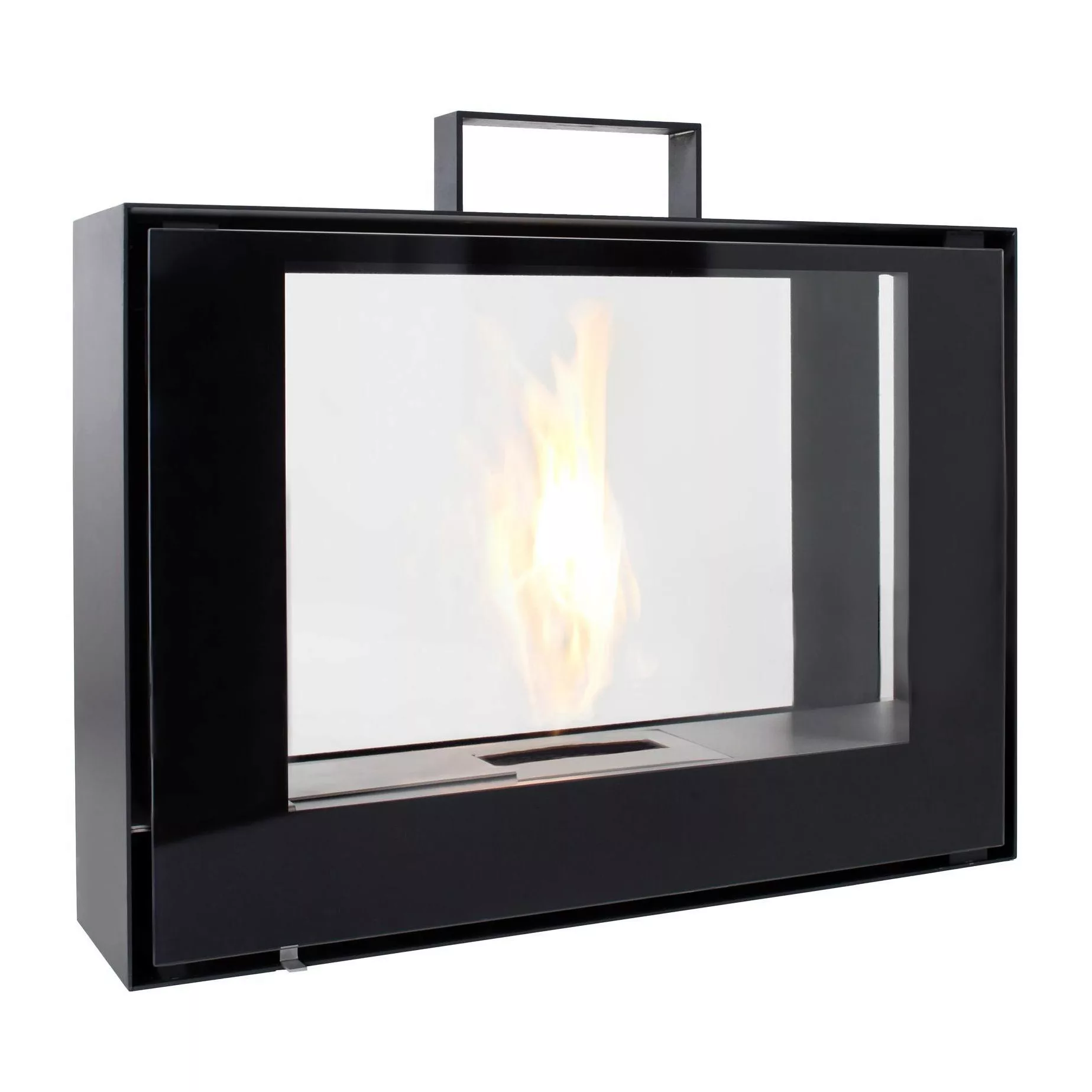 Conmoto - Travelmate Feuerstelle Tragbar - schwarz / 70x50x20cm/lackiert/ex günstig online kaufen