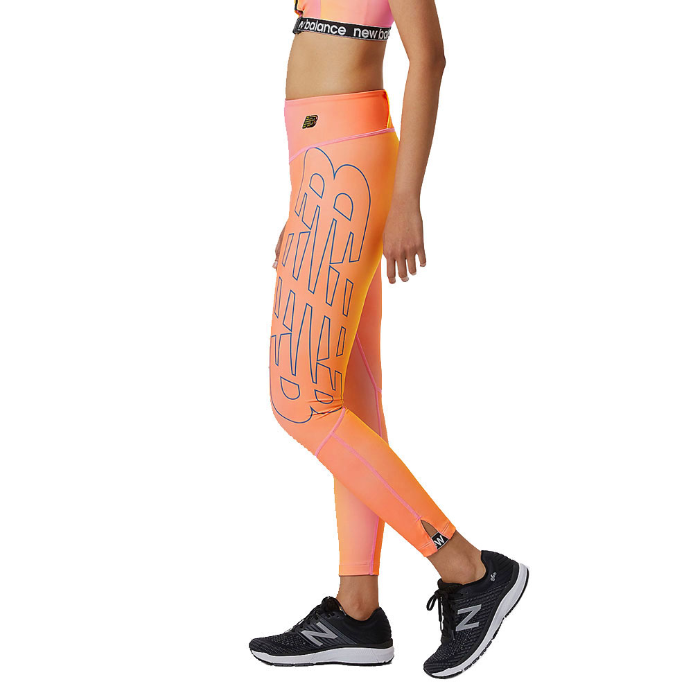 New Balance Achiever Elemental Printed Leggings Vibrant Pink günstig online kaufen