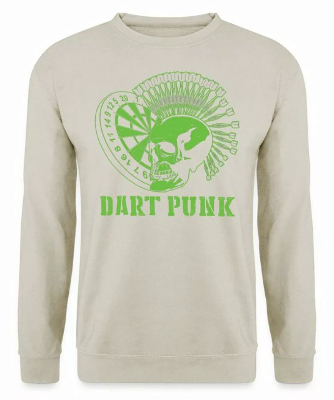 Quattro Formatee Sweatshirt Dart Punk - Dart Dartscheibe Dartpfeil Dartspie günstig online kaufen