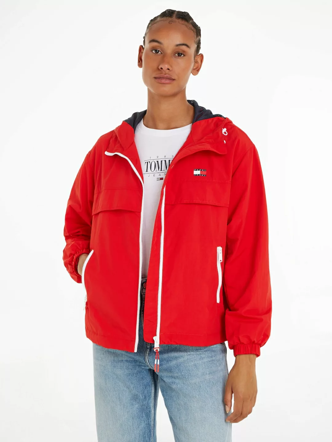 Tommy Jeans Windbreaker "TJW CHICAGO WINDBREAKER EXT", mit Kapuze günstig online kaufen