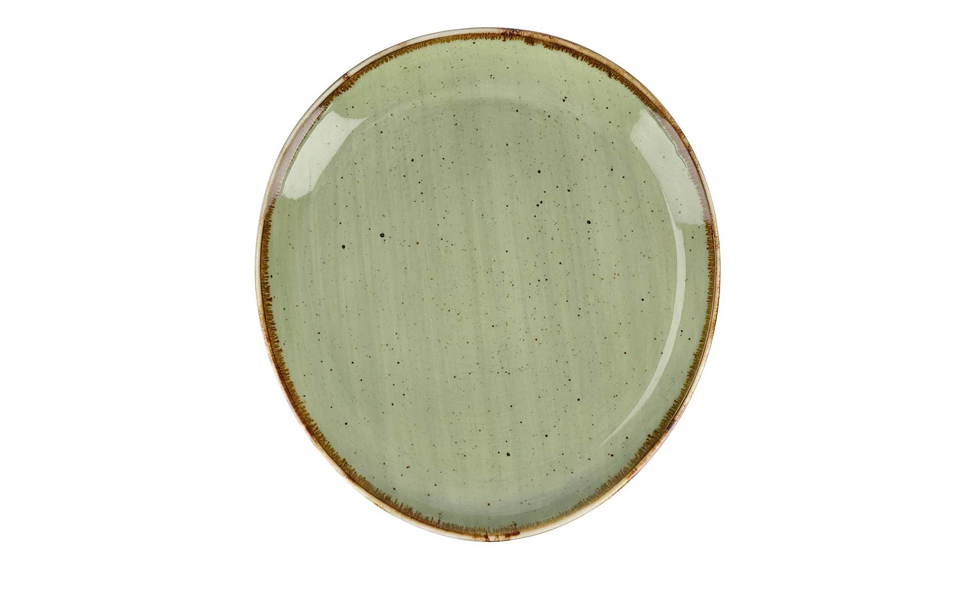 Peill+Putzler Platte 20,4cm - grün - Porzellan - 18,8 cm - 2,8 cm - Geschir günstig online kaufen