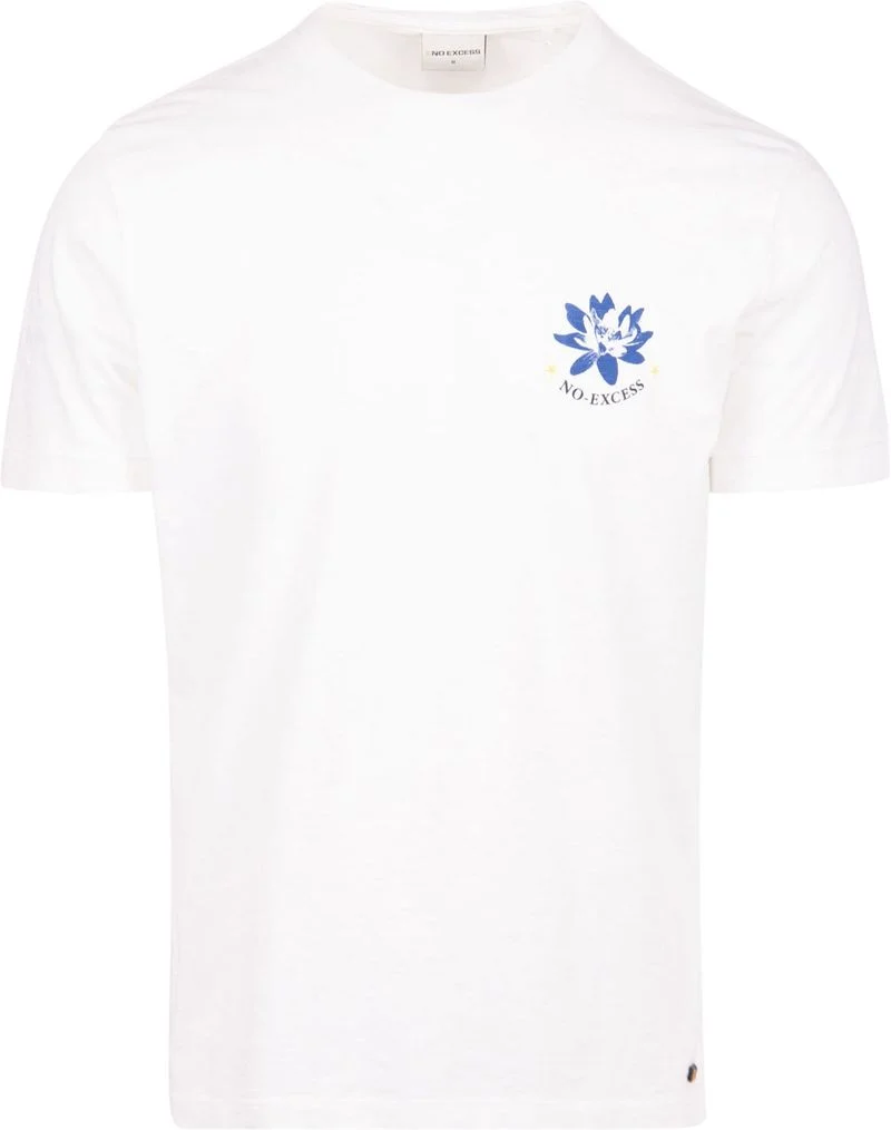 No Excess T-Shirt Backprint Weiß - Größe M günstig online kaufen